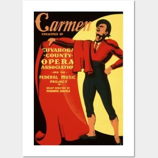 Carmen Opera Poster by Cuyahoga County Opera Posters and Art